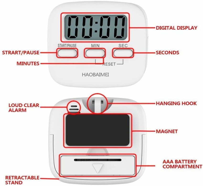 Smart Revaluation Pomodoro- mechanical - Cooking - Study - Timer Analog  Kitchen Timer Price in India - Buy Smart Revaluation Pomodoro- mechanical -  Cooking - Study - Timer Analog Kitchen Timer online at