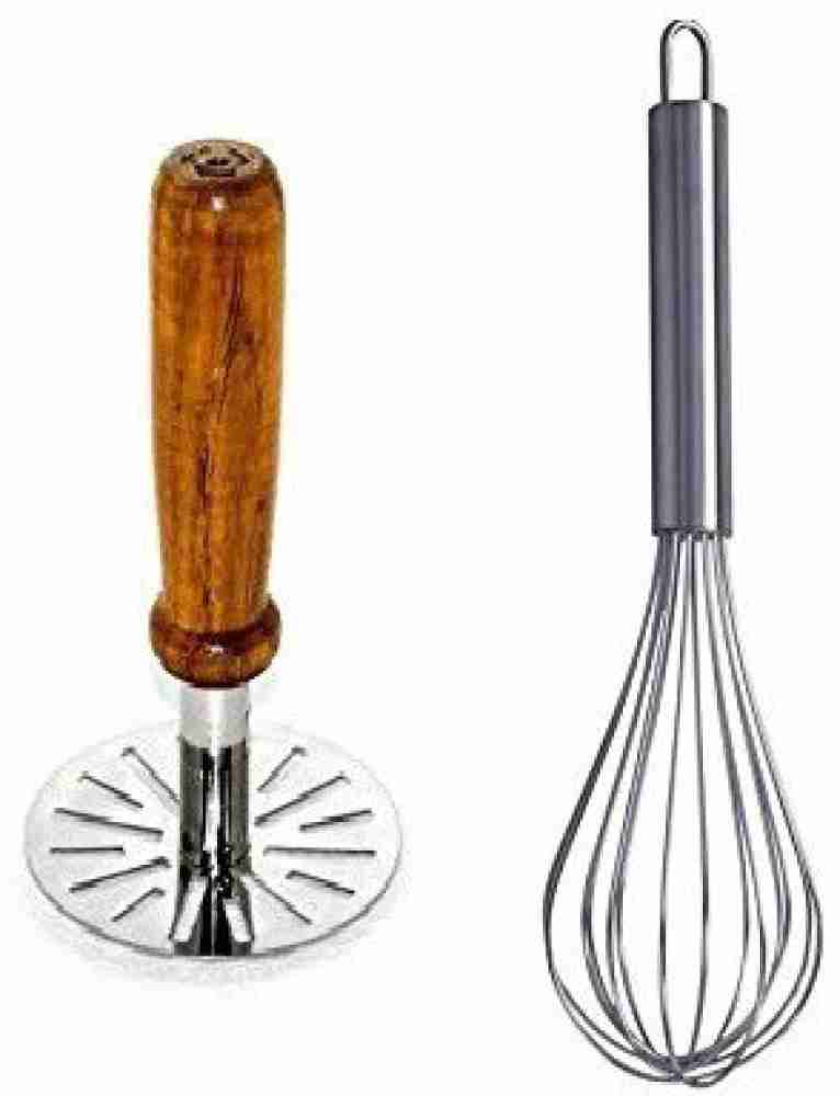 Stainless Handle Whisks & Masher