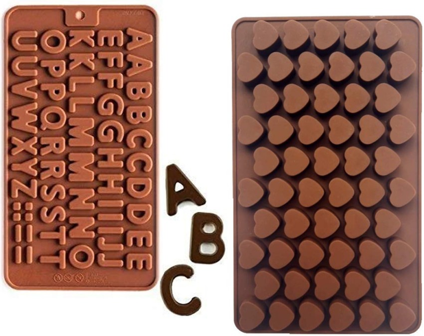 1pc 35-Cavity Small Square Shaped Silicone Cake Mold Chocolate