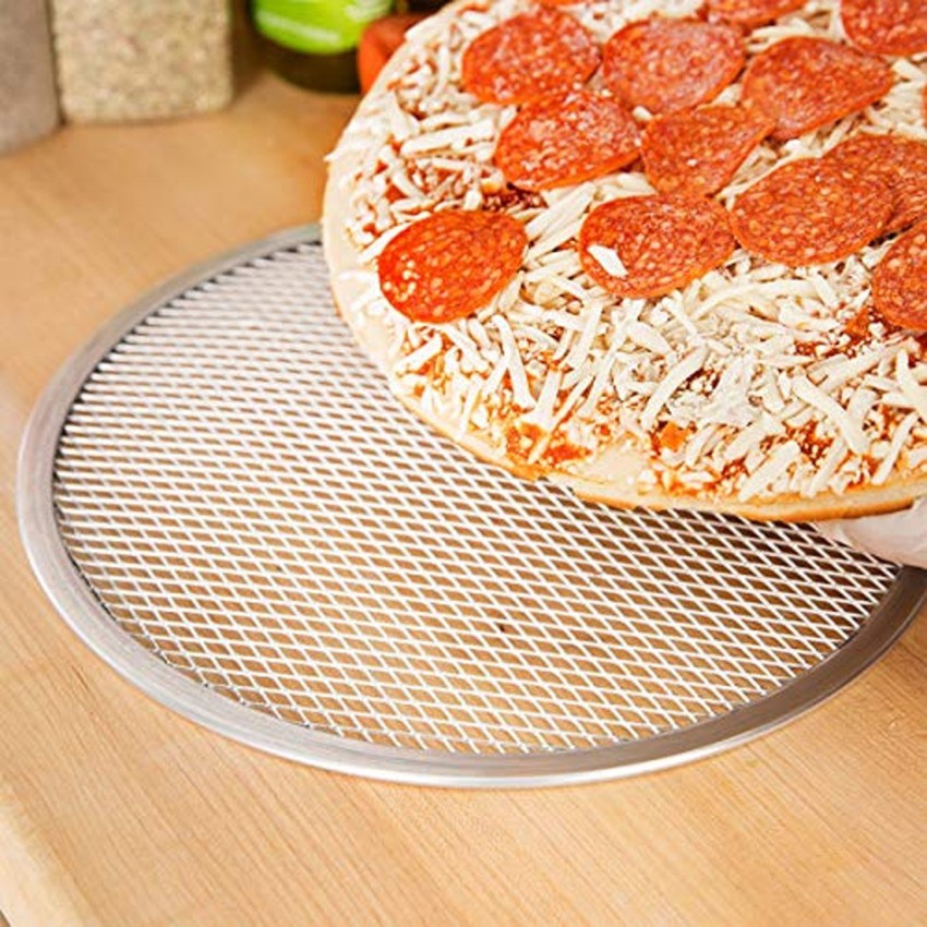 Pizza Pan, Aluminium Mesh Pizza Screen Baking Tray Net, - Pizza