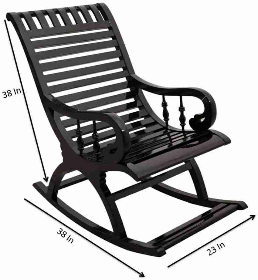 Z H Handicrafts Solid Wood 1 Seater Rocking Chairs Price in India