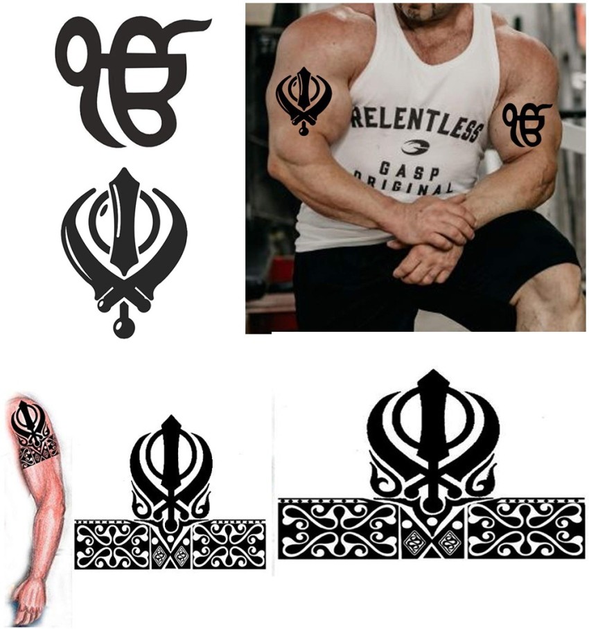 sikh symbol tattoo