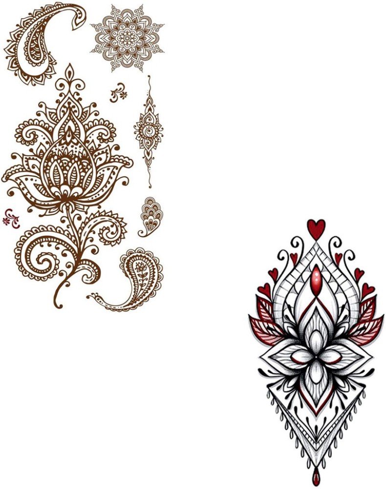 Buy Ordershock LX Name Letter Tattoo Pack of 2 Online at Best Prices in  India  JioMart