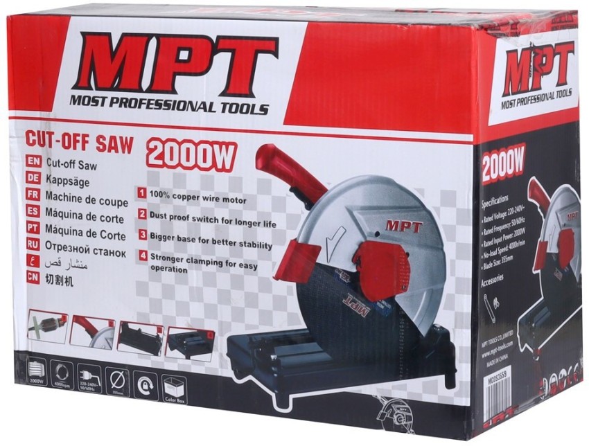 MPT MCOS3559 Cut Off Saw Machine 14 Inch |4000RPM , 355MM ,200 ° C 