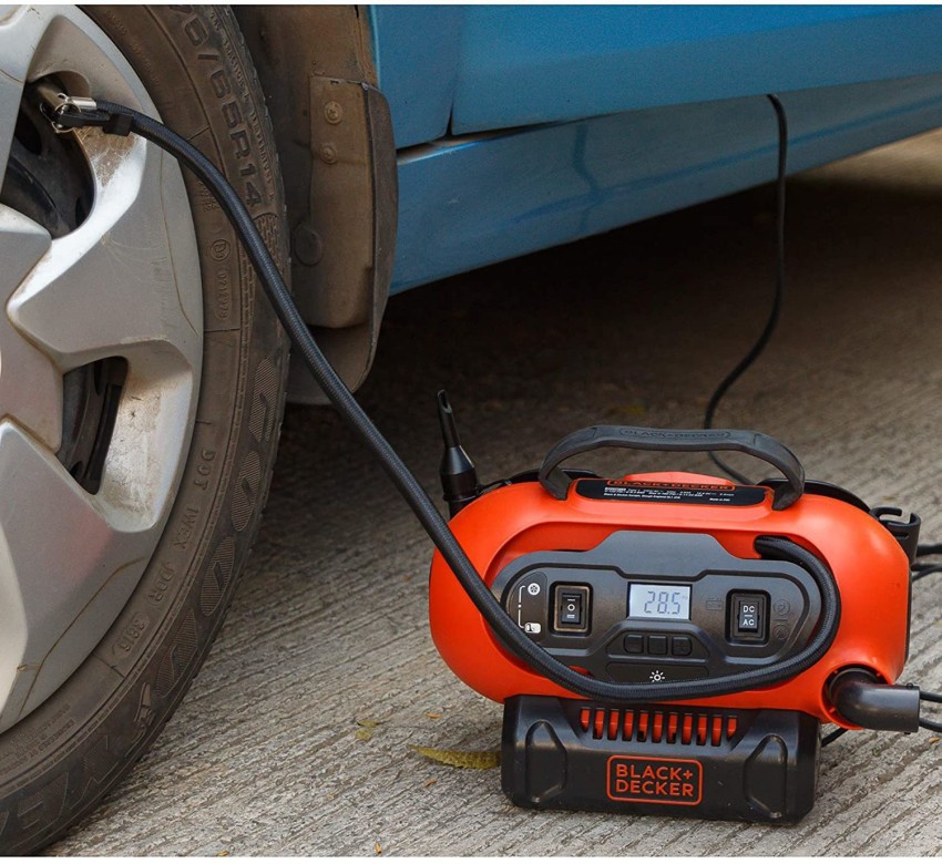 BLACK DECKER 160 psi Tyre Air Pump for Car Bike