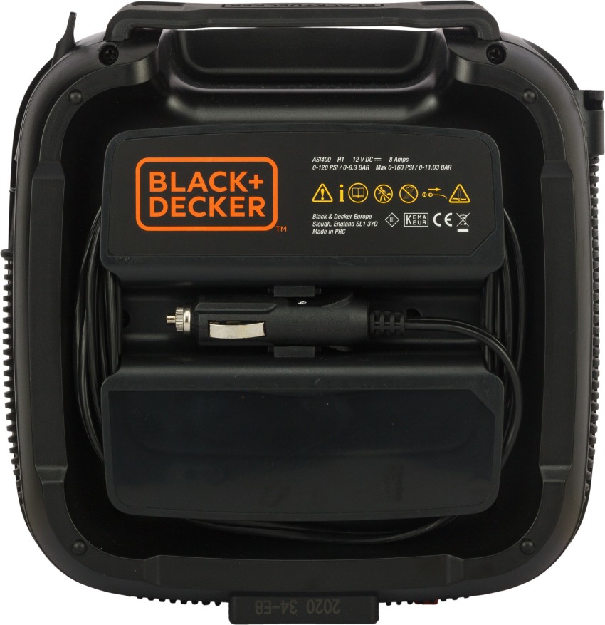 BLACK DECKER 160 psi Tyre Air Pump for Car Bike Price in India