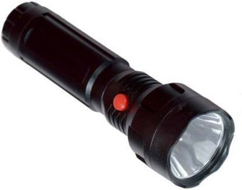 AKR RECHARGEABLE BATTERY LED WITH INSIDE OPEN FLASHLIGHT TORCH