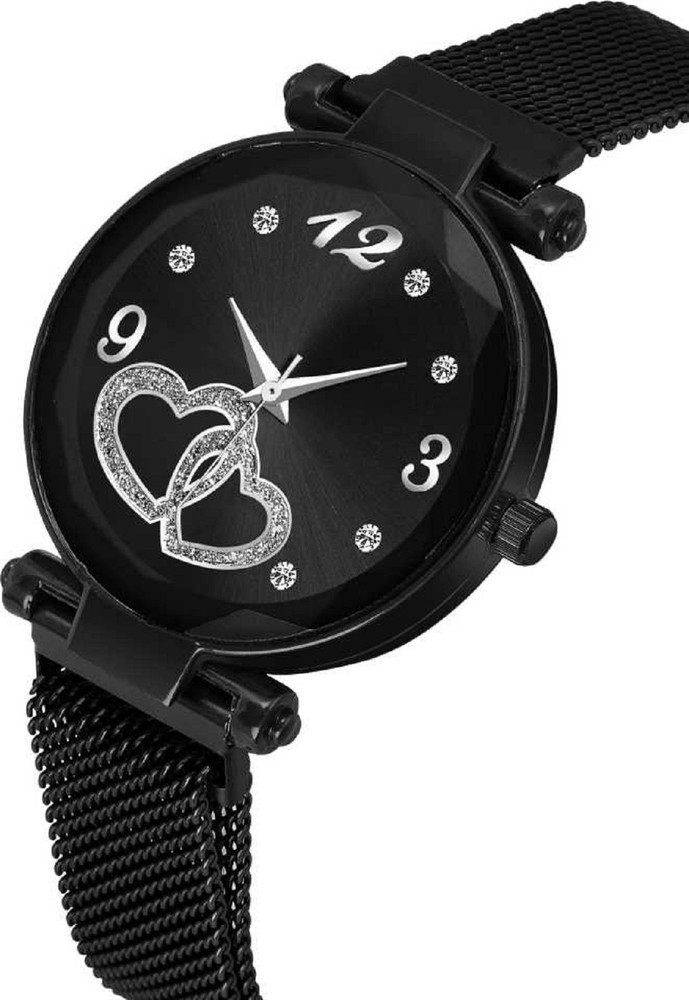 Flipkart black store watch