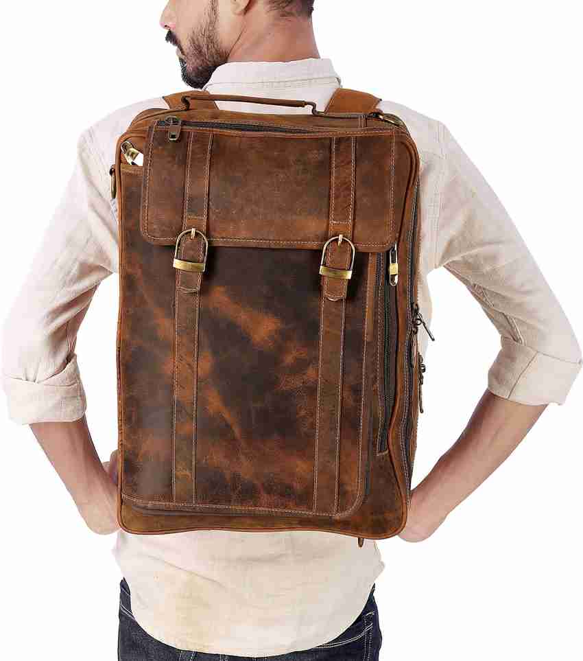 3 way hotsell backpack leather