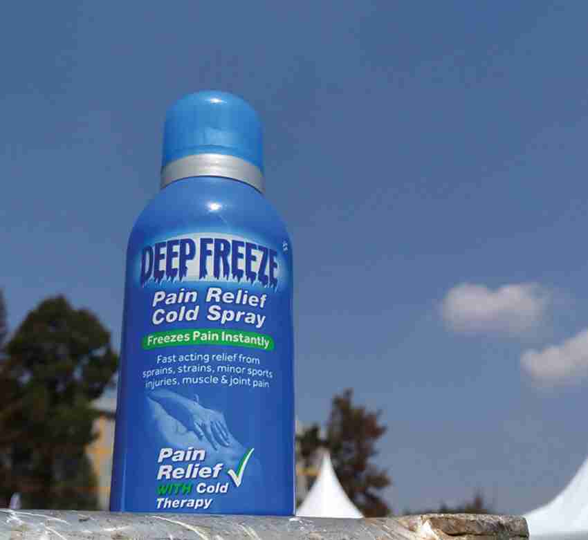 Deep Freeze - Muscle Rescue Freeze Spray, Fast Cooling, 150 ml (Pack of 1)  : : Beauty