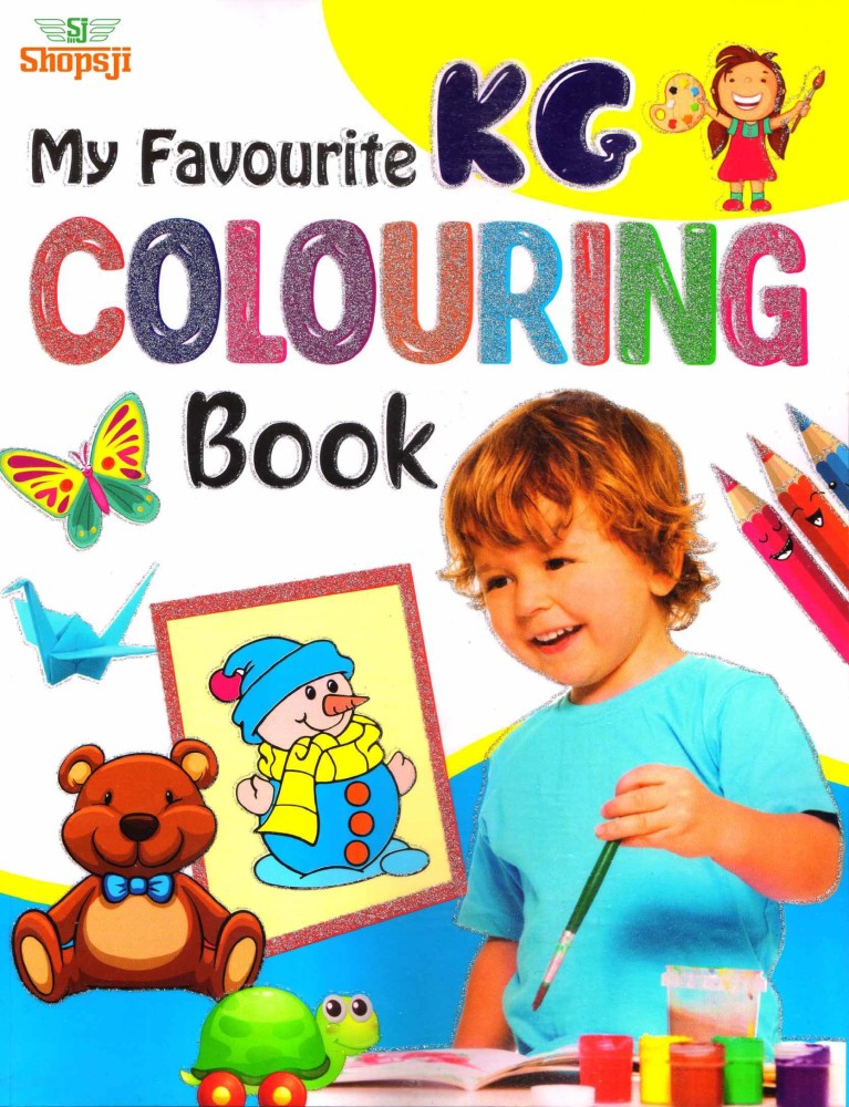 Colouring And Drawing Practice Book For Kids