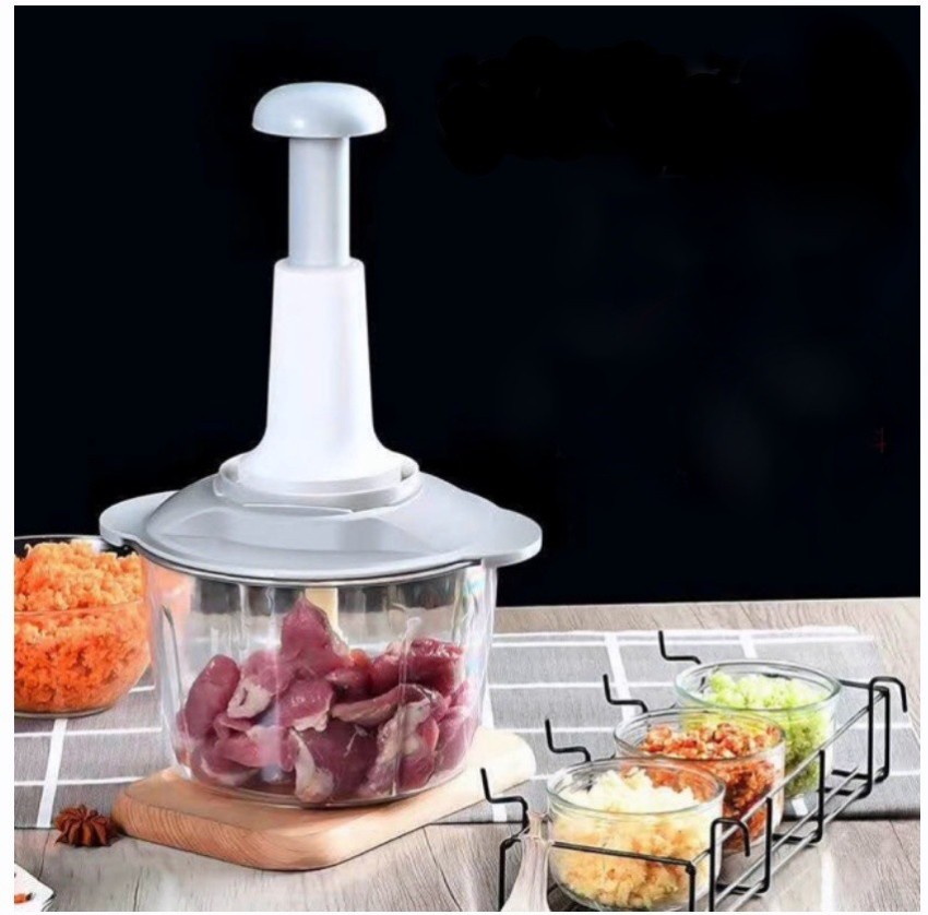 Food Grade 304 Stainless Steel Vegetable Choppers for Onion Chopper Garlic Chopper  Slap Chop Food Dicer Mincer Kitchen Tool