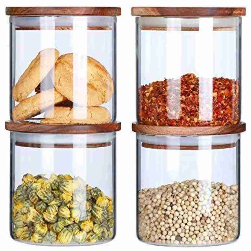 VLKMK Glass Grocery Container - 220 ml Price in India - Buy VLKMK