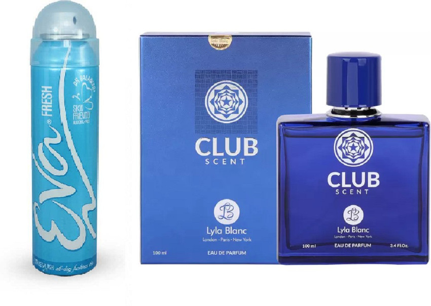 EVA deo blue 40ml and lyla blanc 100ml blue Body Spray For Men