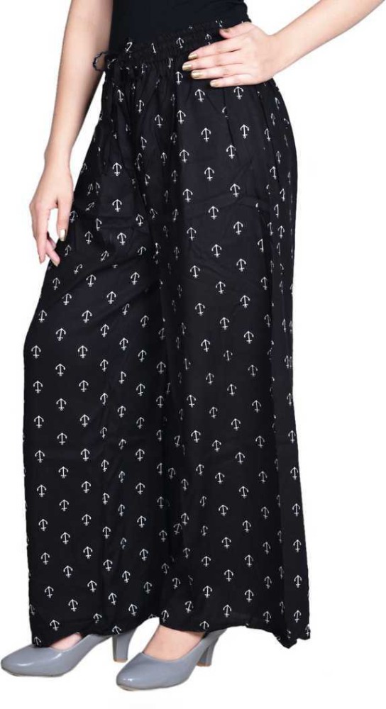 Buy Dark Grey Printed Parallel Pants Online  W for Woman