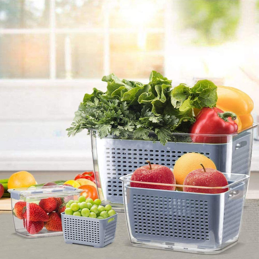 Vegetable store storage bin