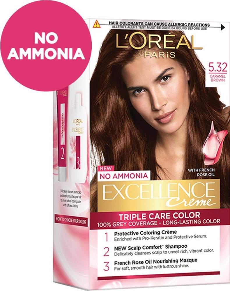 Buy LOreal Paris Excellence Fashion Highlights Hair Color Honey Blonde  29ml  16g And LOreal Paris Excellence Fashion Highlights Hair Color Caramel  Brown 29ml16g Online at desertcartMexico