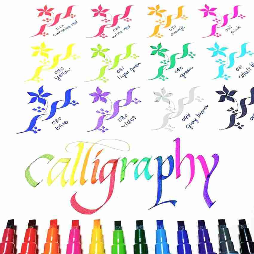 Zig Calligraphy Marker Set - Blue