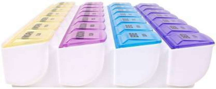 Easy Push Button (7-Day) AM/PM Pill Organizer