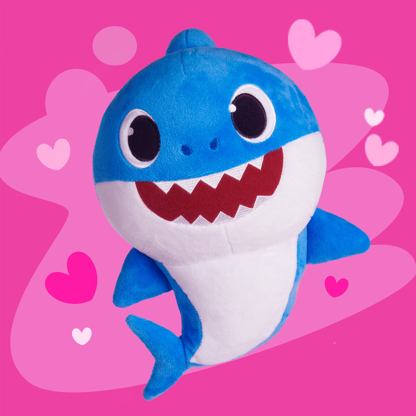 WowWee BabyShark Pinkfong Shark Family Song Doll Daddy Shark