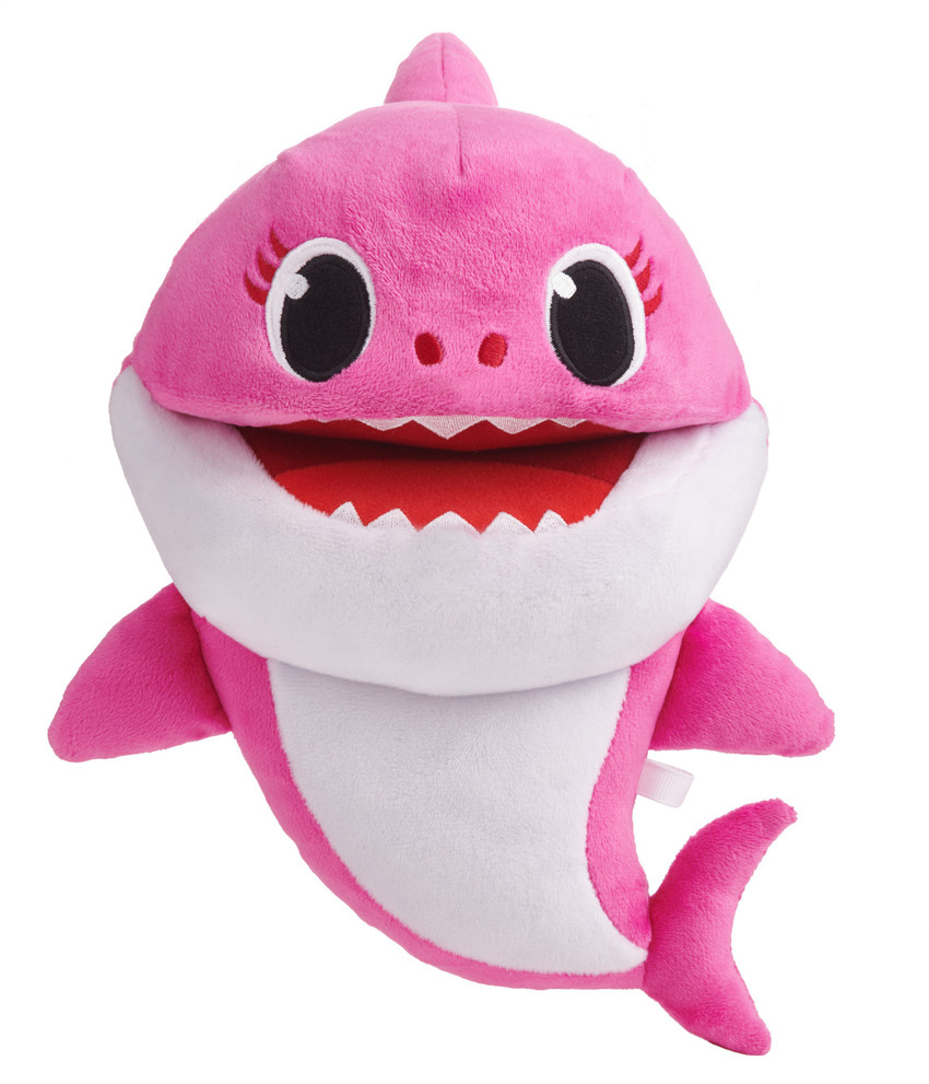 WowWee BabyShark Pinkfong Shark Family Plush Puppet Mommy for