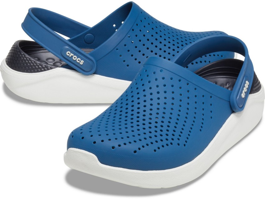 Crocs literide navy blue clogs best sale sandals