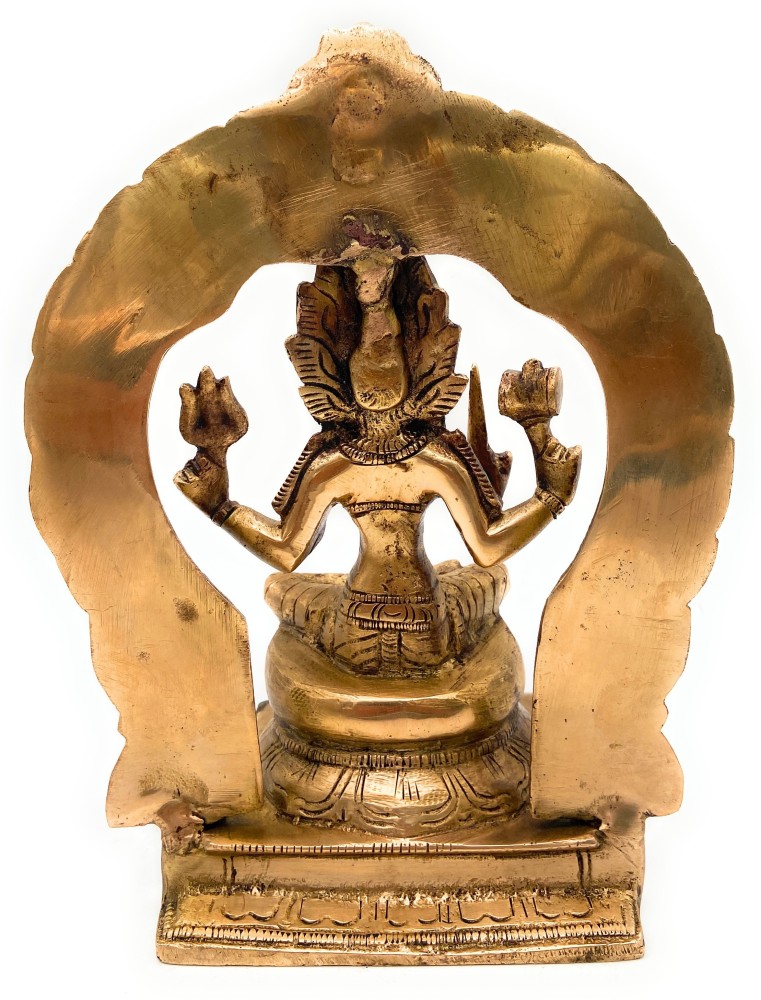 Finely Crafted Brass Goddess Karmari Mariamman Statue