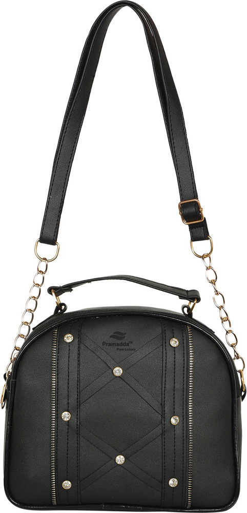 Pramadda Pure Luxury Black Sling Bag Bling Sling Stylish Sling Bag