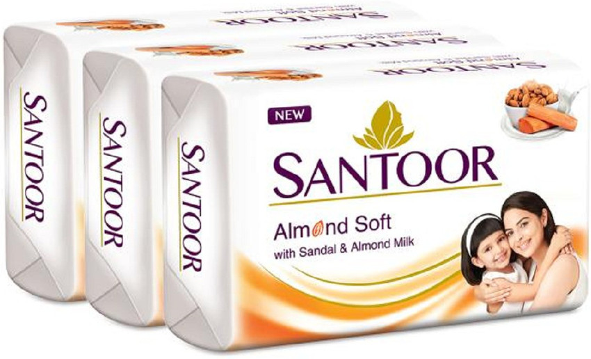 Santoor soap hot sale 100gm price