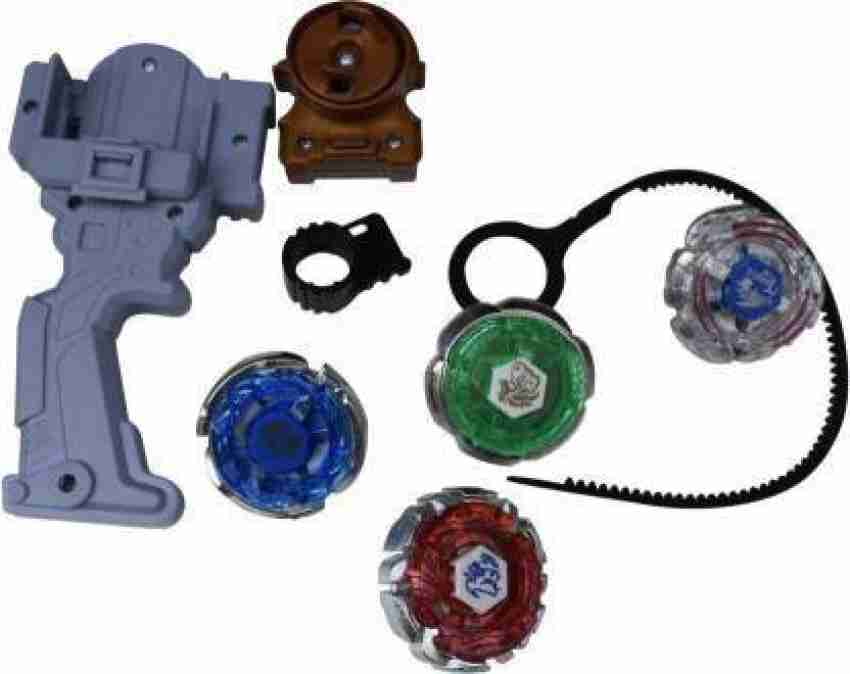 Beyblade Combo 4 Packs w/ Free Launcher Metal Fusion Metal Masters Metal  Fury