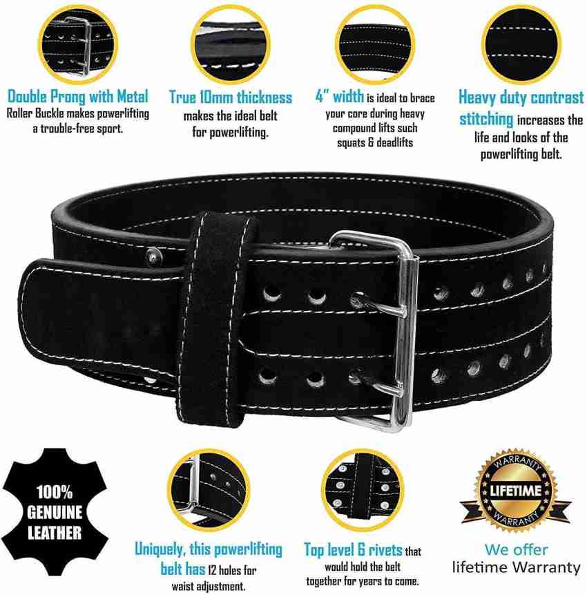 Weightlifting Double Prong Buckle Belt