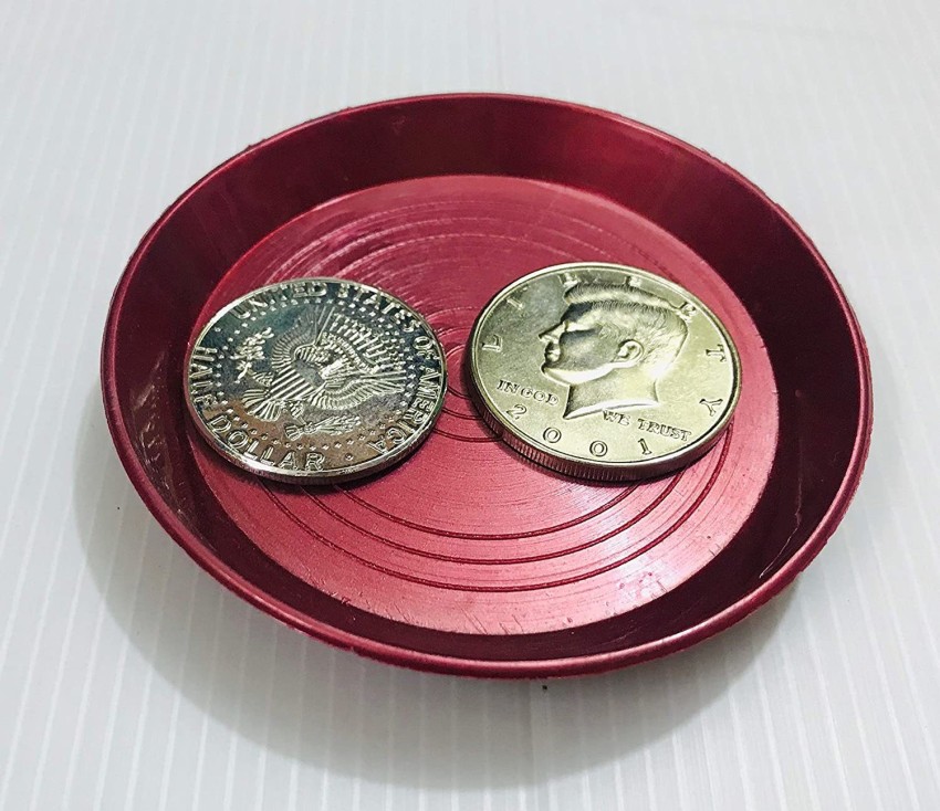 A SARKAR MAGIC WORLD Magic Coin Tray Toy Coin Increasing Tray