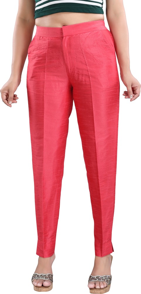 Buy FNOCKS Womens Primium Cotton Regular Fit Bootcut TrouserLounge Pants  Maroon at Amazonin
