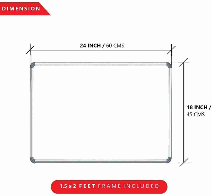 Indian Orginal Bestosign White Board (1.5 X 2) Ft + Free Duster in