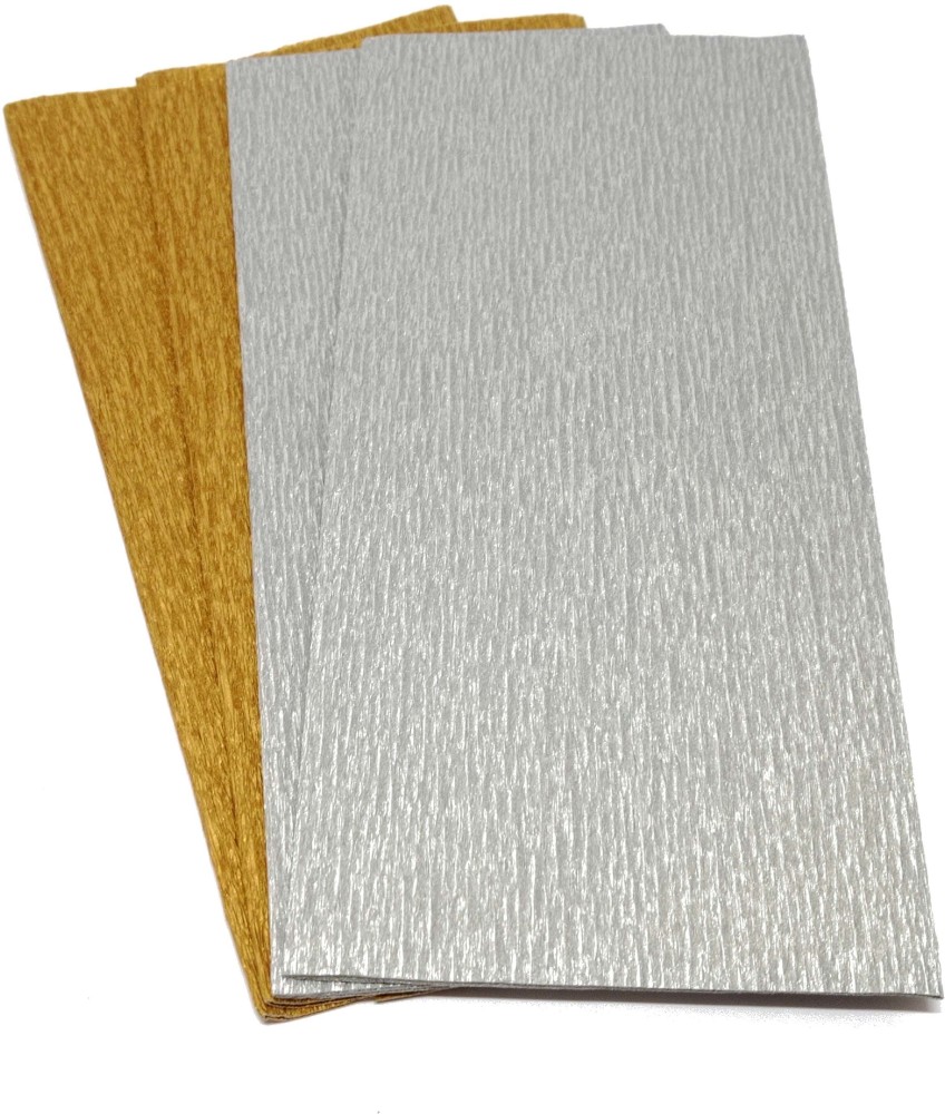 Golden Yellow Crepe Paper Sheets