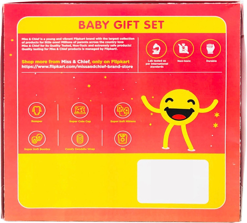 Miss Chief by Flipkart New Born Baby Rocket Print 6 In 1