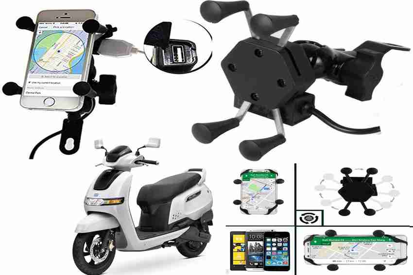 SHOP4U 2.1Amp. Fast Charger for TVS iQube Electric with Bike Mobile Holder Price in India Buy SHOP4U 2.1Amp. Fast Charger for TVS iQube Electric with Bike Mobile Holder online at Flipkart