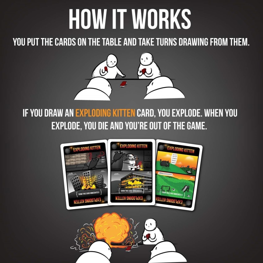 Exploding Kittens NSFW Edition Board Game