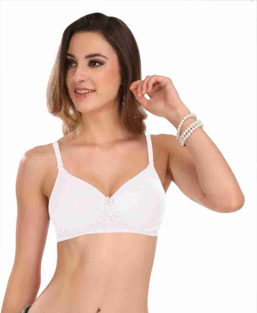 Featherline Lace Design Seamless Padded Women T-Shirt Heavily Padded Bra - Buy  Featherline Lace Design Seamless Padded Women T-Shirt Heavily Padded Bra  Online at Best Prices in India