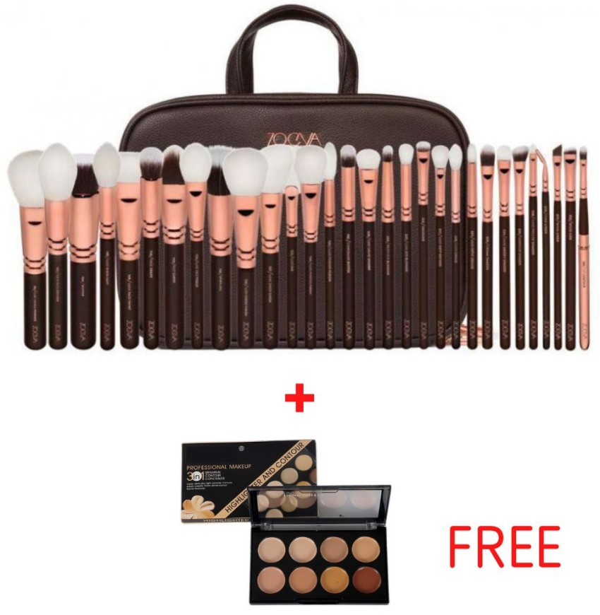 The Zoe Bag & The Artists Brush Set (Black)