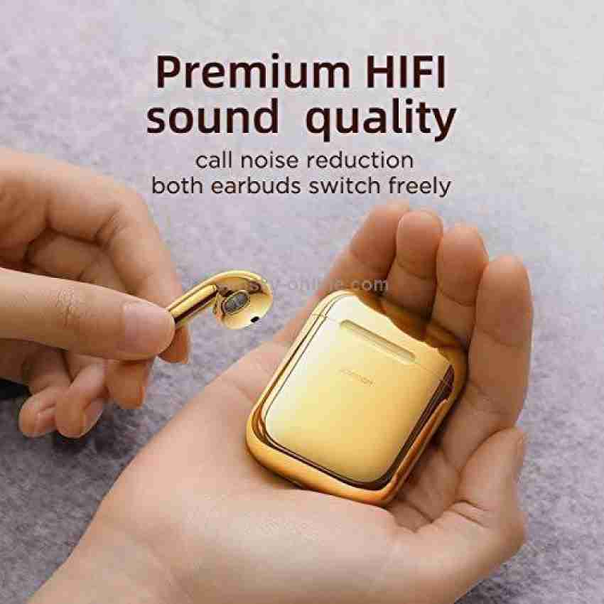 Gold earbuds best sale