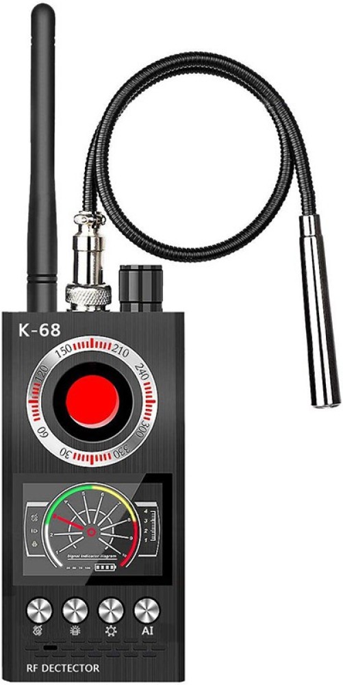  K68 Hidden Camera Detector Anti Spy Detector Portable RF  Wireless Detector Electromagnetic Field Radiation Detector for Home Office  Car : Industrial & Scientific