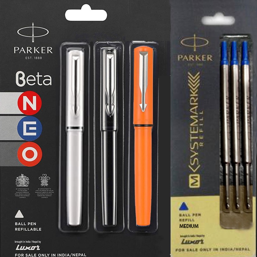 PARKER BETA NEO ROLLER BALL PEN Roller Ball Pen - Buy PARKER BETA NEO ROLLER  BALL PEN Roller Ball Pen - Roller Ball Pen Online at Best Prices in India  Only at