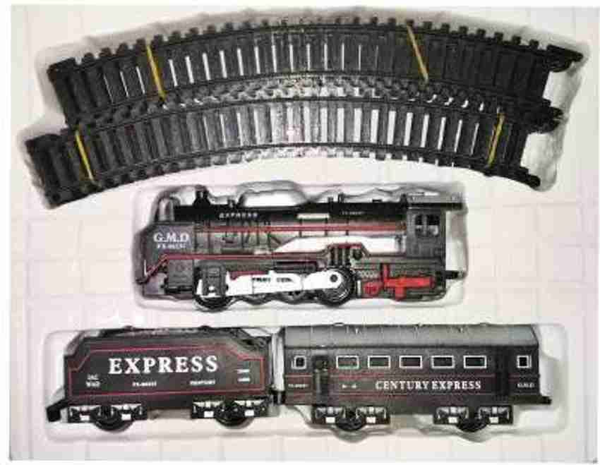 VENKAT ZONE Battery Operated Black Train Toy Set for Kids Big Size Train Set for Kids Bump and Go Musical Toy Train Battery Operated Black Train Toy Set for Kids