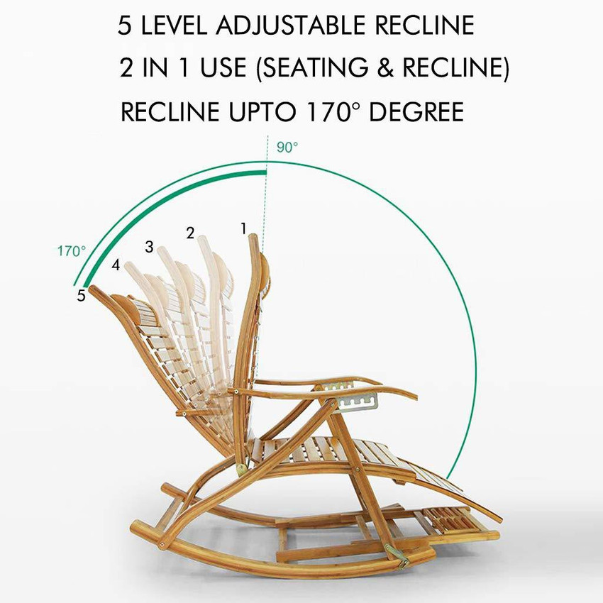 Urbancart relax hot sale bamboo rocking chair