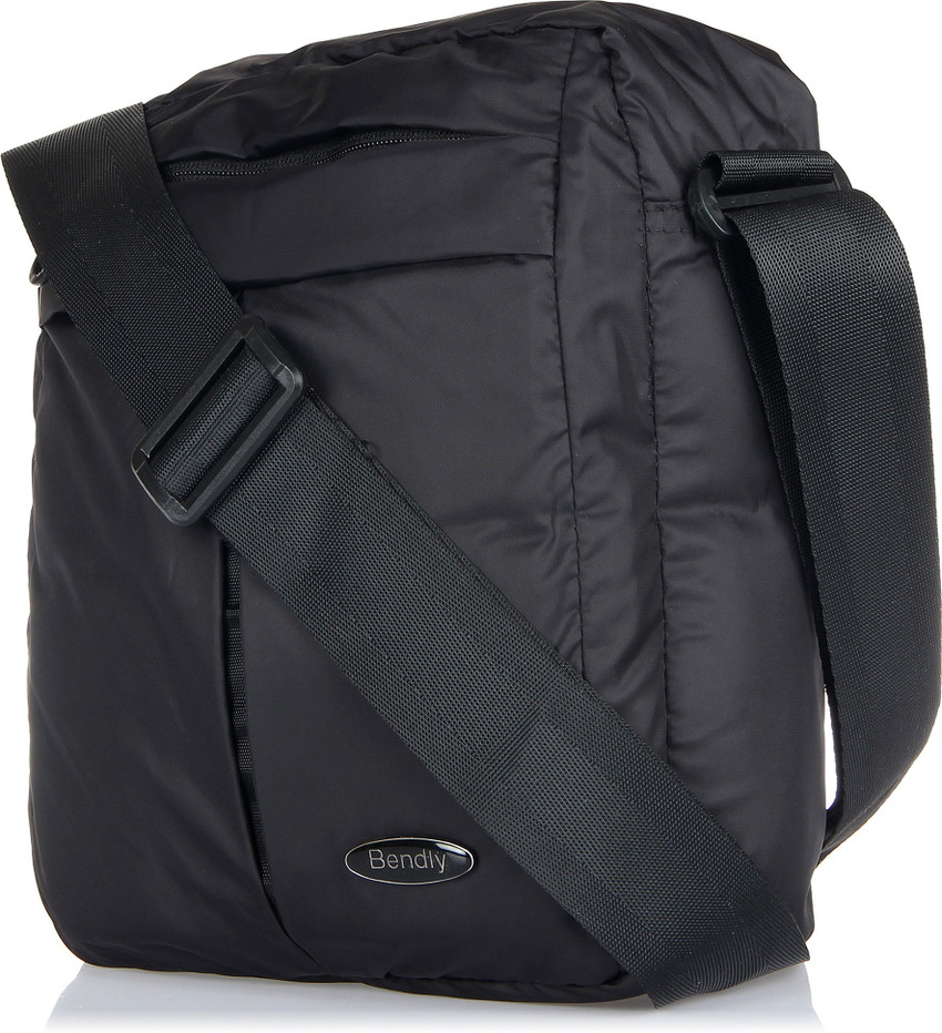 Bendly Black Sling Bag Compact Kit A1 Black Price in India Flipkart