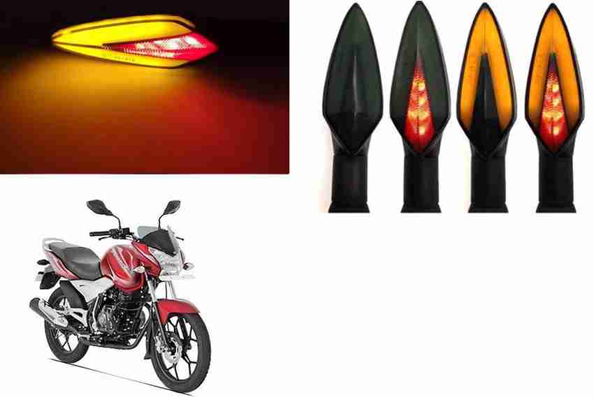 SHOP4U Front Rear LED Indicator Light for Bajaj Discover 125 DTS