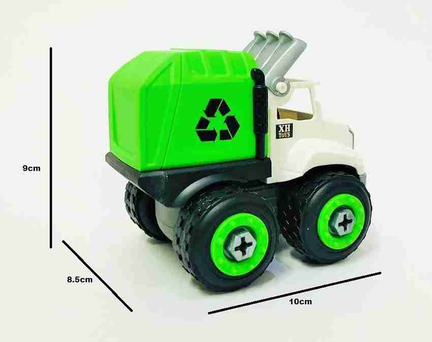 Pink garbage sale truck toy