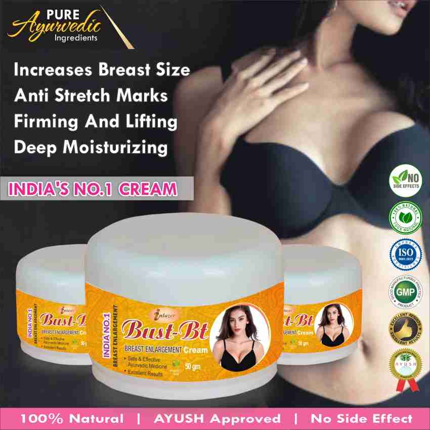 inlazer Big Bust Organic Cream For Helps to Provides Bigger Boobs/Perfection  Your Breast Size 100% Ayurvedic Price in India - Buy inlazer Big Bust  Organic Cream For Helps to Provides Bigger Boobs/Perfection