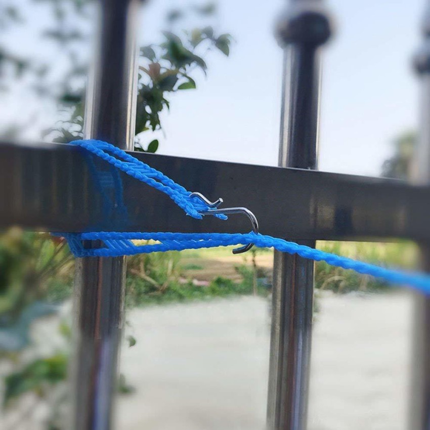 HINGOL Cloth Dryer Hanging Nylon Rope/Outdoor Washing Clothes Drying  Wire/elasti Changer Hooks Coated line Cord Plastic Retractable Clothesline  Price in India - Buy HINGOL Cloth Dryer Hanging Nylon Rope/Outdoor Washing  Clothes Drying